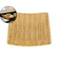 thumbnail image 1 of Imitation Wicker Bread Baskets, 8.8 x 8.8 Inch Square Bread Baskets for Serving Fast Food Baskets Fruit Baskets Gift Baskets for Breakfast, Snacks Home, Restaurant, Bakery Tabletop, Brown, 1 of 6