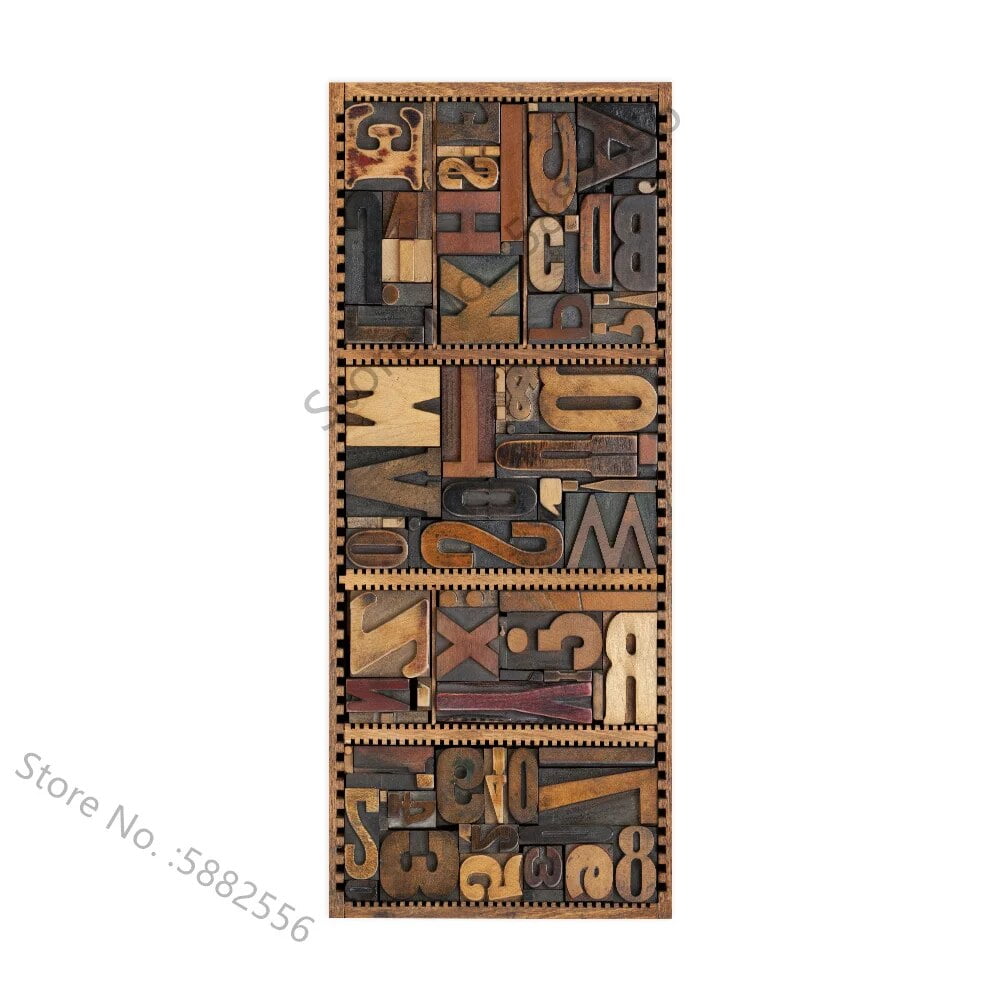 Imitation Wood Doors Wallpaper Retro 3D Self Adhesive Vinyl Door Imitation Wood Doors Wallpaper Retro 3D Self Adhesive Vinyl Door