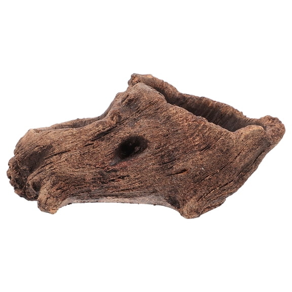 Vintage 1 Set Planting Flower Pot Multi Use Planter Imitation Tree Stump for Gardening