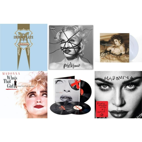 Immaculate Collection (2LP) & Rebel Heart & Like A Virgin & Who's That Girl Ost (Back 2 The 80S) (I) & Madame X (Live) (3LP) & Finally Enough Love (2LP)