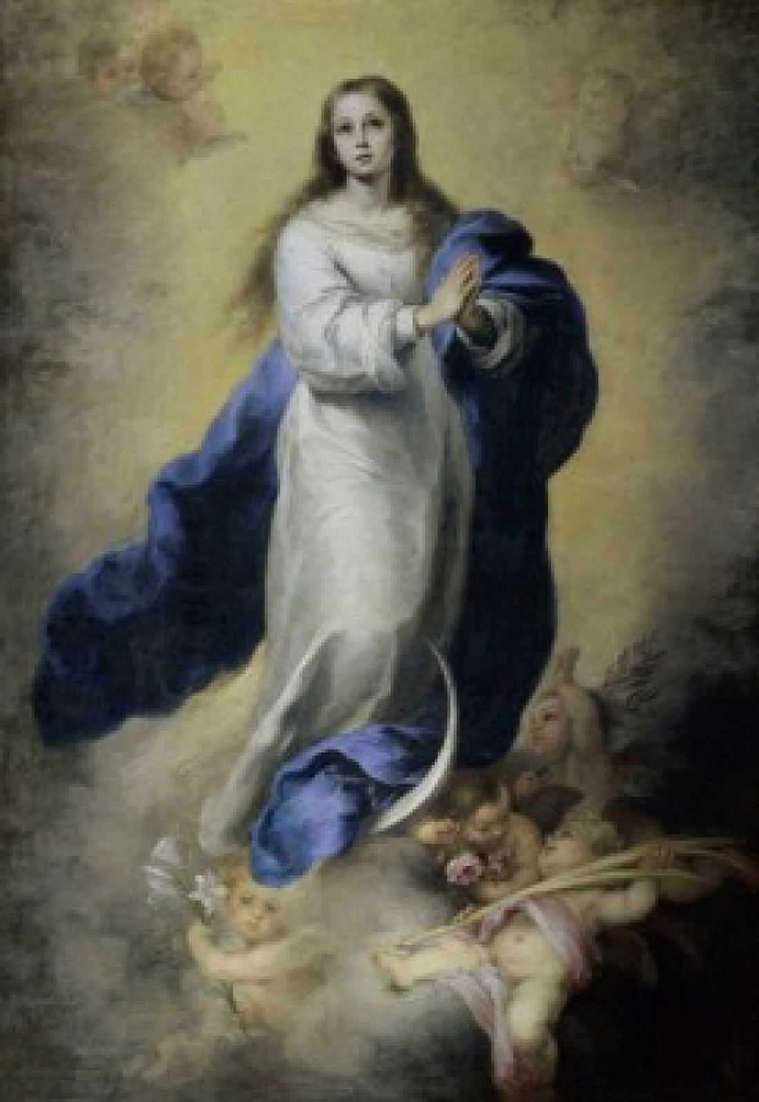 The Immaculate Conception  17th C  Bartolom Esteban Murillo (1617-1682 Spanish)  Museo del Prado Madrid Canvas Art - Bartolom Esteban Murillo (18 x 24)