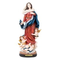 Immaculate Conception Statue | Multiple Sizes | Handcrafted Resin Art | Ideal for Church, Home, Gifts (Mx12"inches)
