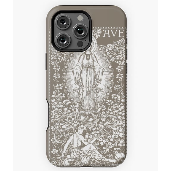 Immaculate Conception of Mary Eva Ave Phone Case for iPhone 16 15 14 13 12 11 Pro Max