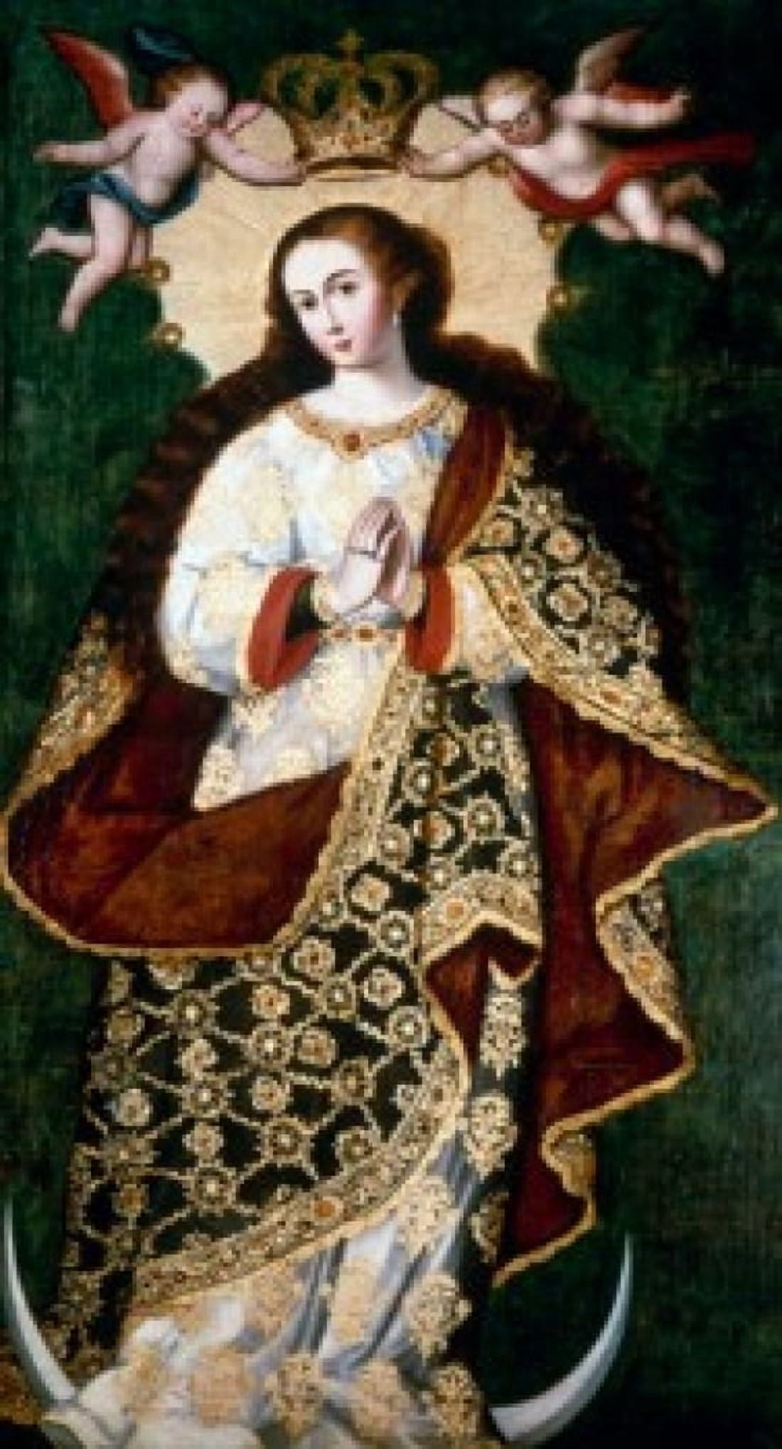 The Immaculate Conception unknown artist mixed media on linen 17th century USA Louisiana New Orleans New Orleans Museum of Fine Art Canvas Art -  (18 x 24)