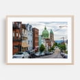 thumbnail image 1 of Immaculate Heart of Mary Church, Polish Hill - Pittsburgh Pennsylvania Photography Cityscape Architecture Street Photography Skyline Travel Poster Scenic Oak Framed Wall Art Print 5 x 7 inches, 1 of 6