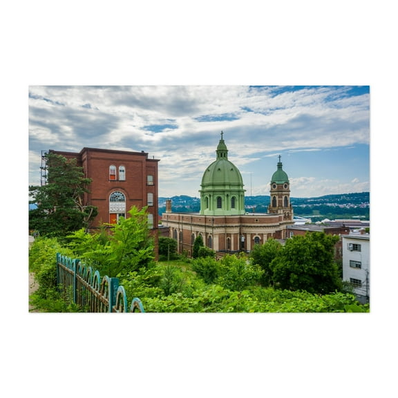 Immaculate Heart of Mary Church, Polish Hill 02 - Pittsburgh Pennsylvania Photography Unframed Wall Art Print 5 x 7 inches