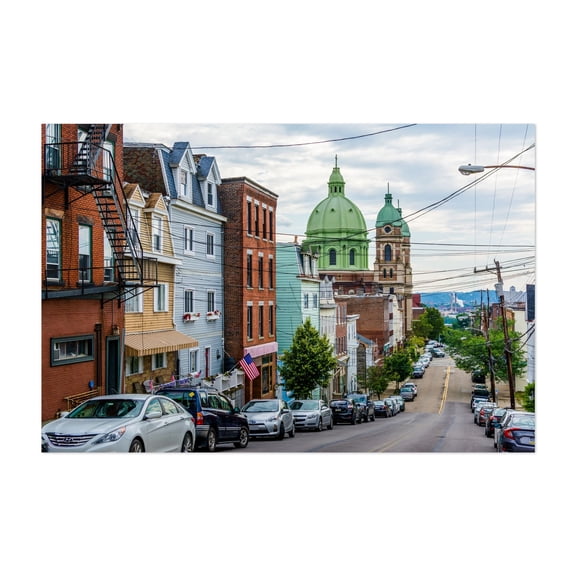 Immaculate Heart of Mary Church, Polish Hill - Pittsburgh Pennsylvania Photography Unframed Wall Art Print 5 x 7 inches