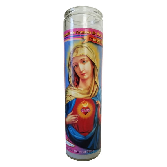 Immaculate Heart of Mary / Inmaculado Corazn de Mara Perfumed Pillar Candle