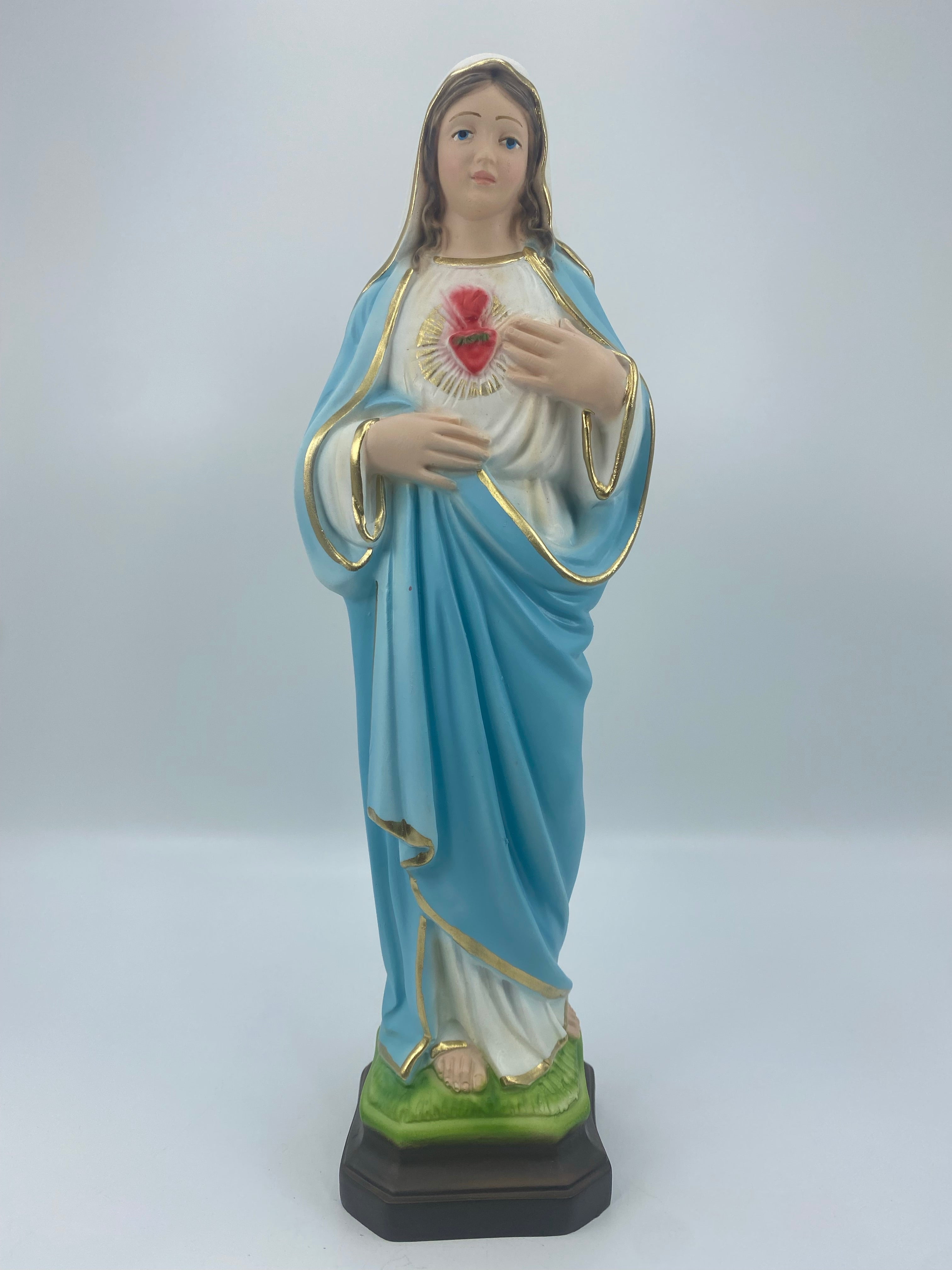 Immaculate Heart of Mary 像 約20cm Immaculate Heart of Mary Sculpture | Lladró® USA
