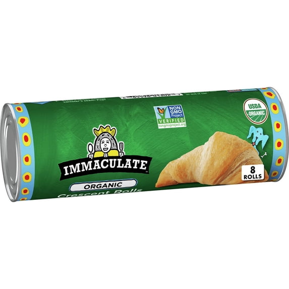 Immaculate Organic Crescent Roll Dough, 8 Ounce -- 12 per case.