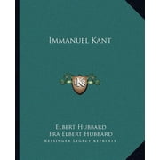 Immanuel Kant Paperback