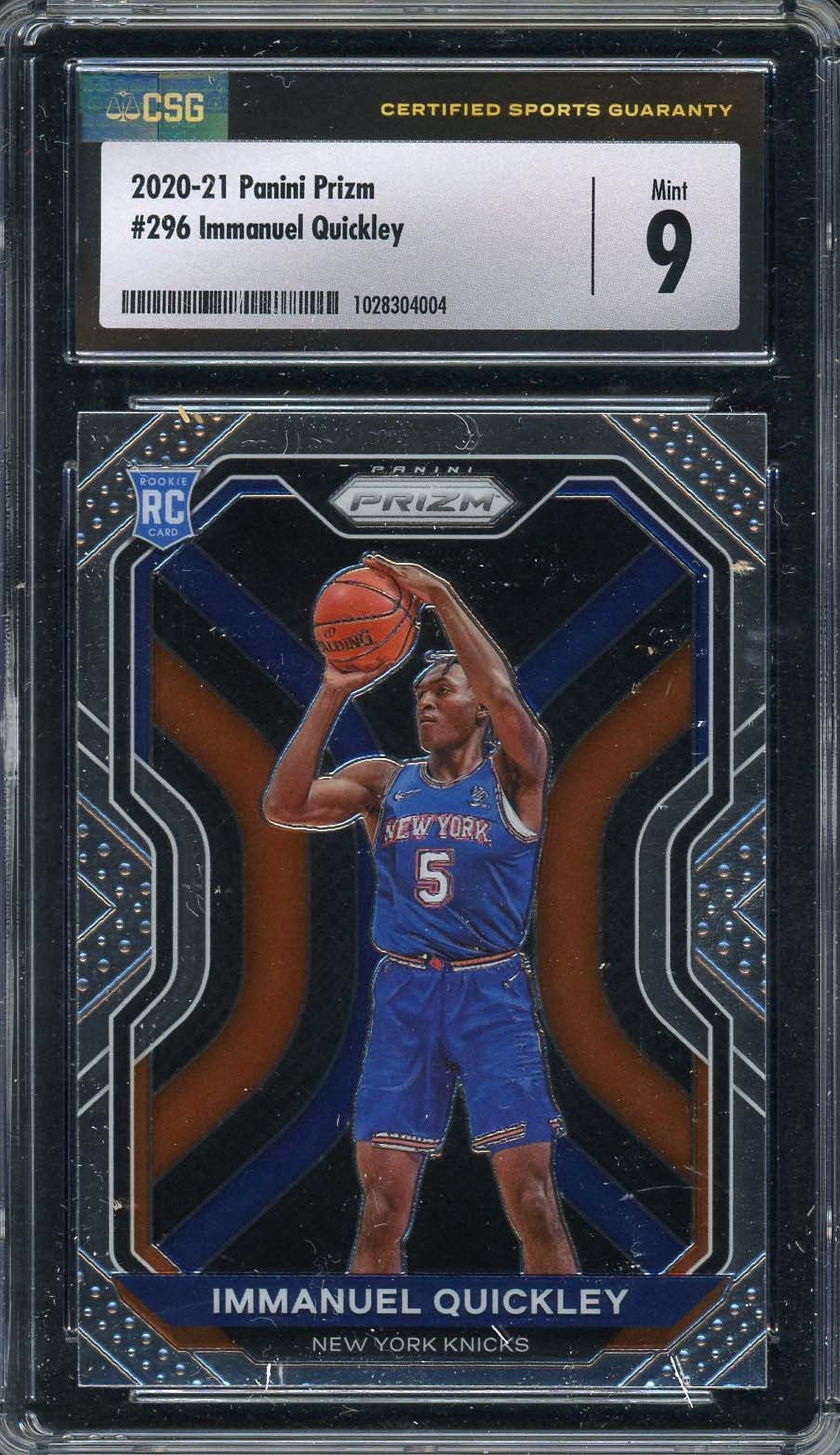 Immanuel Quickley 2020 Panini Prizm Basketball Rookie Card RC #296 ...