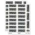 thumbnail image 1 of Immediate Attention with Border Sticker Set - White - Matte Finish - 2.00" Large, 1 of 7