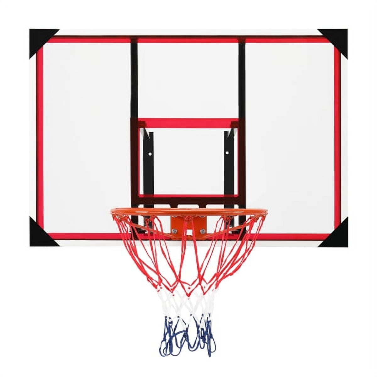 Immere 43 inch WallMount Basketball, Backboard Hoops & Goal Rim Combo