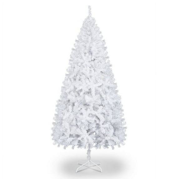 Immere 7FT Iron Leg White Christmas Tree with 1349 Branches