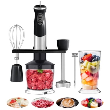 Beautiful 19722 2-Speed Immersion Blender With Chopper & Measuring Cup – Rose Pink, Made By Gather, Handheld