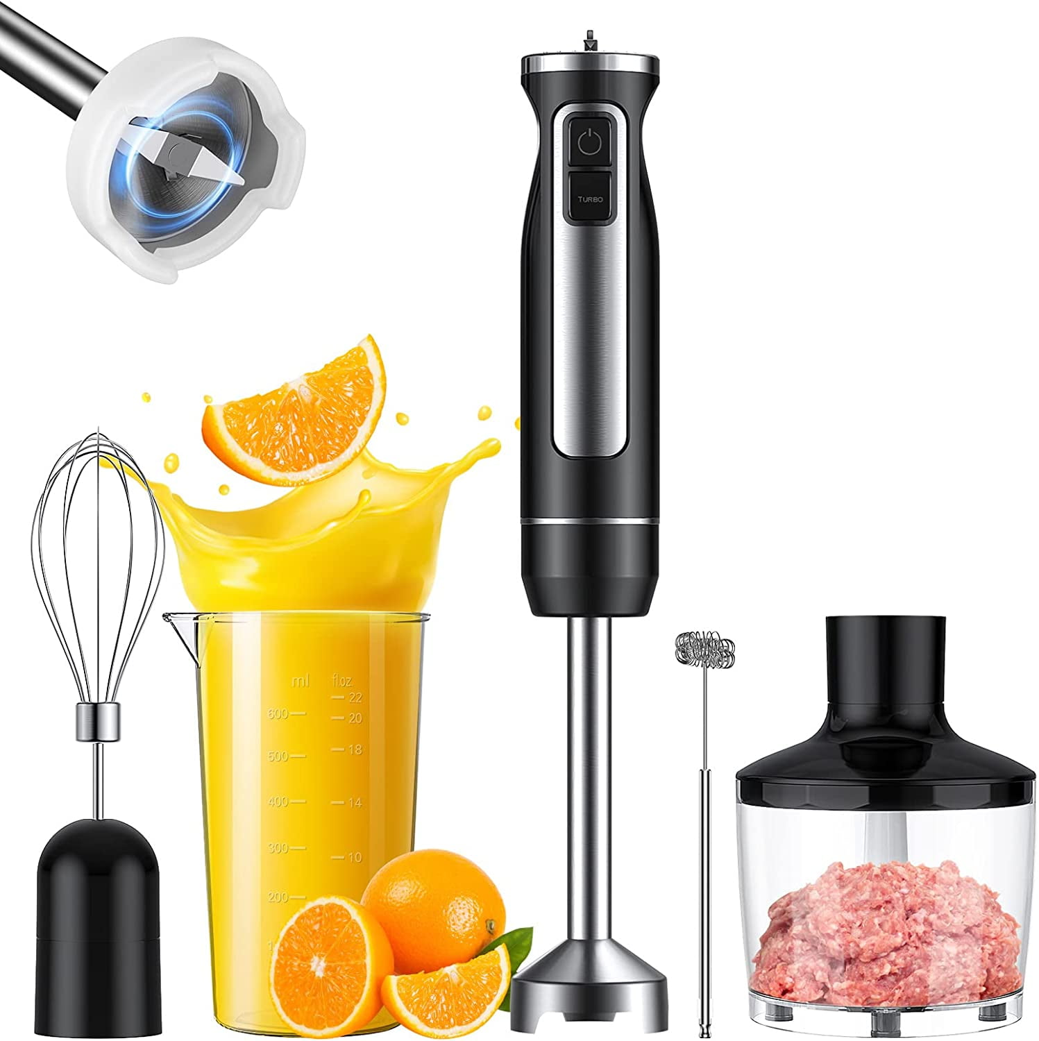 5 CORE Powerful Immersion Blender 500 Watt Multi-Purpose Hand