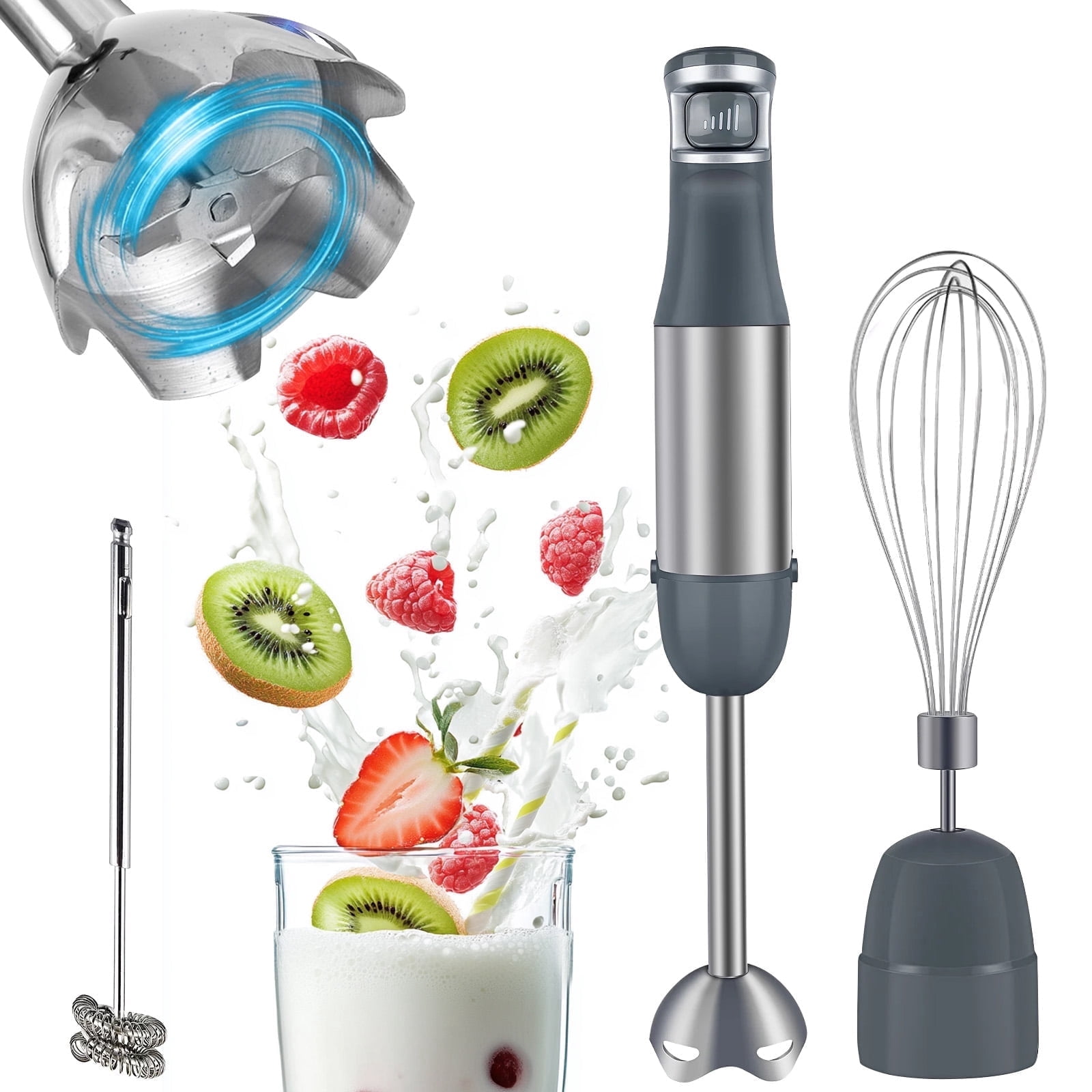 Raxter 3-in-1 Hand Blender Set – 700W Immersion Stick Blender With Chopper, Whisk & Beaker-911506