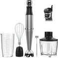 thumbnail image 1 of Immersion Blender Handheld Corded Hand Blenders Set 1100W, Trigger Variable Speed 5 in 1 Stick Emulsifier with Chopper, Whisk and Frother for Soup, Baby Food and Smoothies, 1 of 8