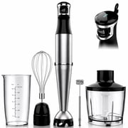 Bitrel Immersion Blender, 1100W 5-in-1 Multi-Speed Hand Blender with 21oz Beaker, Chopper, Whisk & Milk Frother, Ideal for Soup, Baby Food, Sauces, Smoothies & Purees