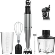 Boyun Daj Immersion Blender Handheld Corded Hand Blenders Set 1100W,Trigger Variable Speed 5 in 1 Stick Emulsifier with Chopper,Whisk and Frother for Kitchen
