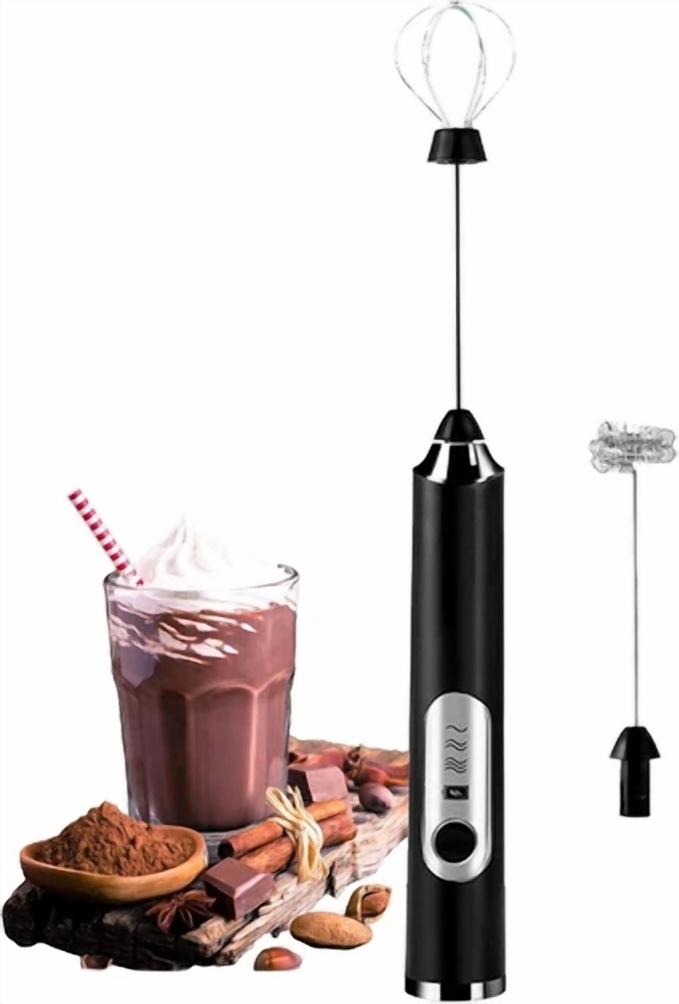 Immersion Electric Blender Milk Frother Handheld Usb Charging Wireless Mini Mix