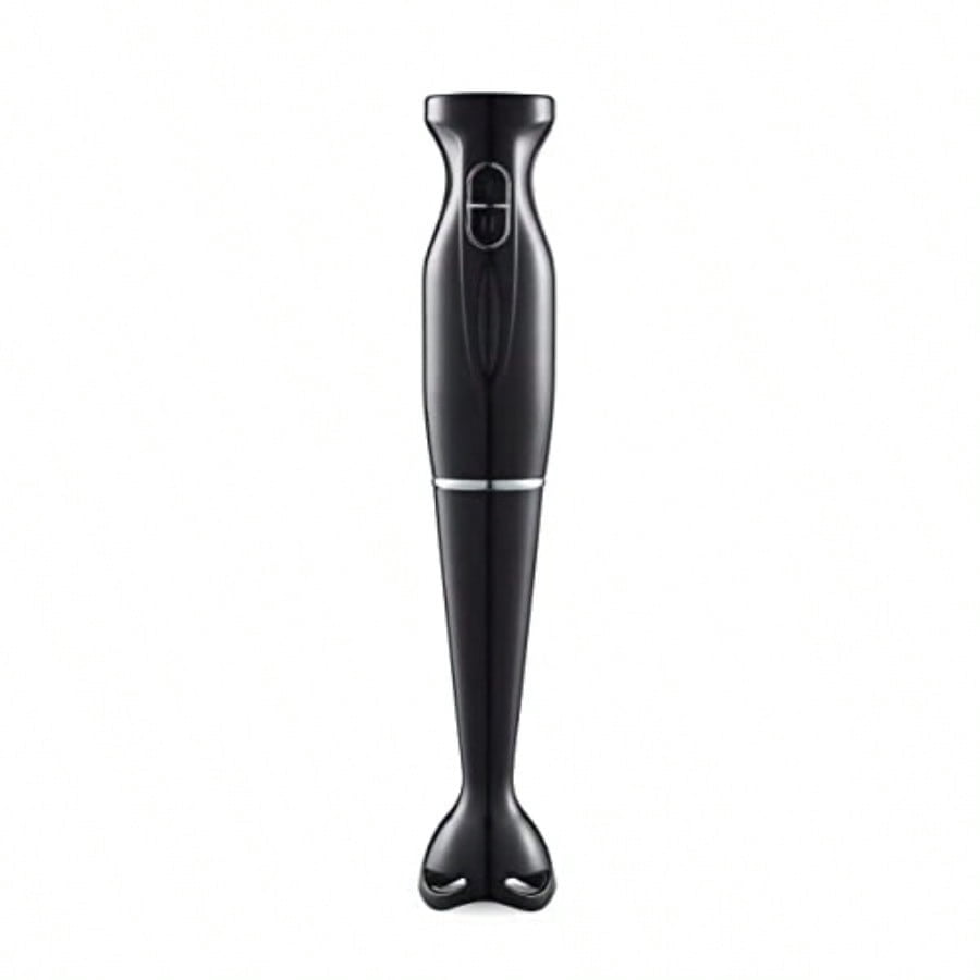 Immersion Hand Blender 300 Watts 2 Speed Mixing with Detachable Blades Detachable Wand Stick Mixer Smoothies Baby Food Soup Charcoal Black