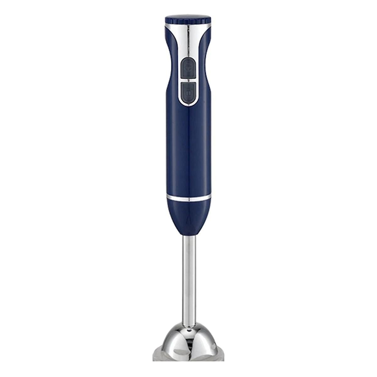 Immersion Stick Hand Blender With Stainless Steel Shaft & Blades Powerful Ice Crushing Handheld Mix