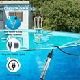thumbnail image 1 of Immersion Water Heater,1500W Submersible Anti-scalding Bucket Heater with Full 304 Stainless-steel Guard,Rapid Heating in Minutes, Black, US plug, 1 of 7