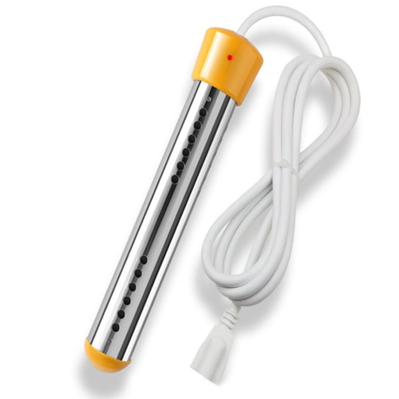 Immersion Water Heater,Household 1500W Immersion Electric Water Heater Heating Rod 1.5m US Plug 110V Yellow,Immersion Heater