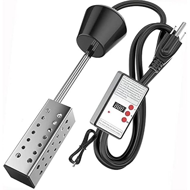 Immersion Water Heater with Thermostat 1500W Floating Bucket Heater