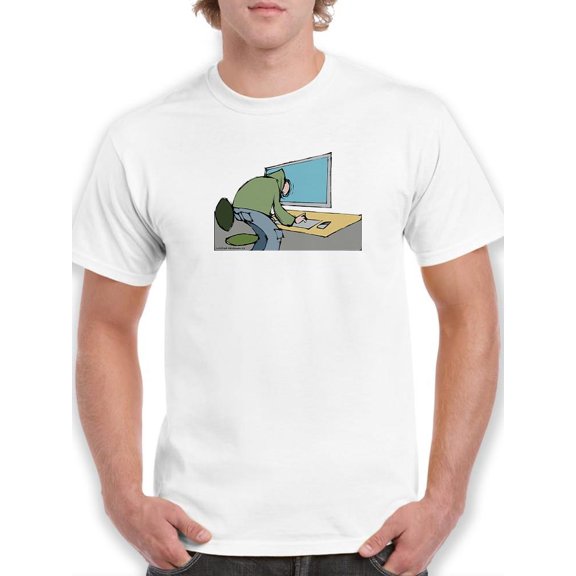 Immersive Experience T-Shirt Men -Wilfred Hildonen Designs, Male x-Large