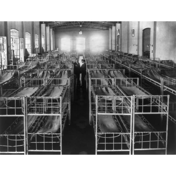 Immigrant Hotel With Double-Decker Cots In Buenos Aires History (36 x 24)