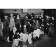 thumbnail image 1 of Immigrants At Ellis Island In New York Purchasing Railway Tickets To Their U.S. Destinations History, 1 of 2