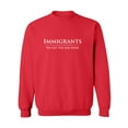 thumbnail image 1 of Immigrants We Get The Job Done Crewneck Sweatshirt, 1 of 3