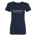 thumbnail image 1 of Immigrants We Get The Job Done Womens crewneck tee, 1 of 2