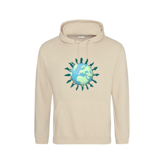 Immigration Around The World Global Diversity Culture Graphic Pullover Hoodie, up to size 5XL