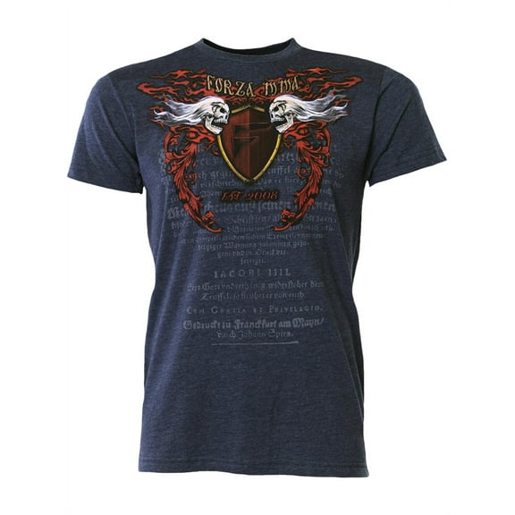 Immortal Crest MMA T-Shirt - Midnight Navy