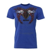 Immortal Crest MMA T-Shirt - Royal Blue