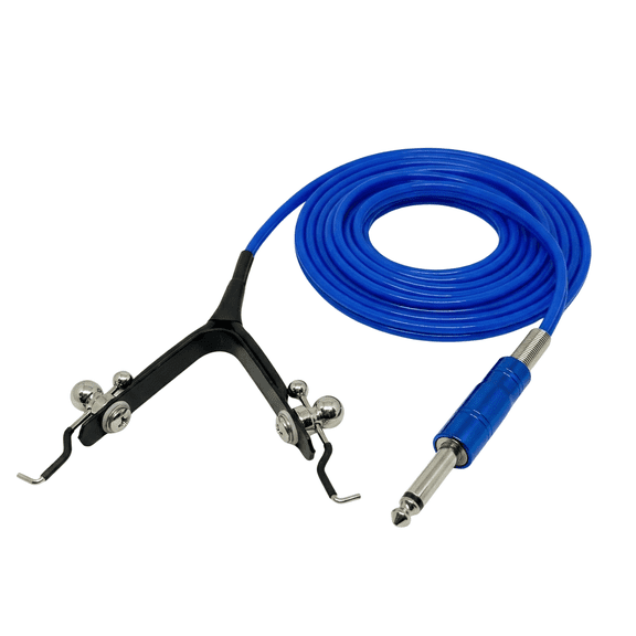 Immortal Heavy Duty Silicone Clip Cord 1/4" Phono 8' Tattoo Machine Power Supply Cords Gold by Hildbrandt