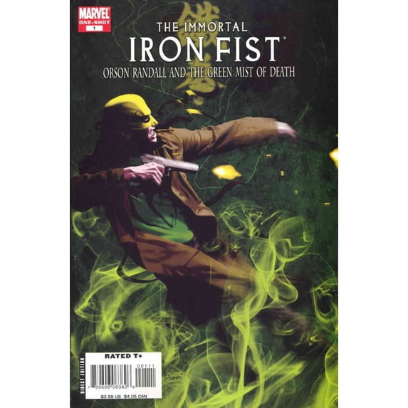 Immortal Iron Fist, The: Orson Randall and the Green Mist of Death #1 VF ; Marvel Comic Book