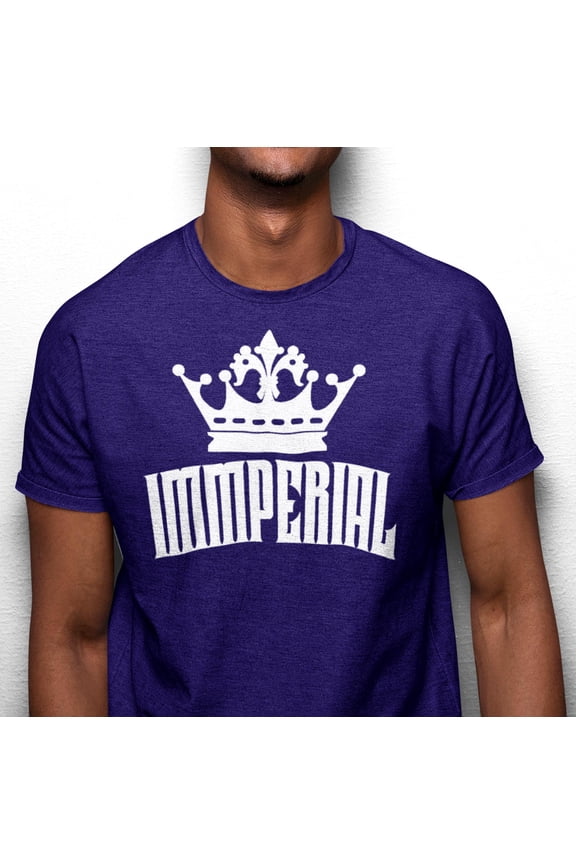 Immperial Wear King Crown Solid Color T-shirt