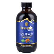 Immunia Vision. Lutein, Wild Blueberry, and Elderberry Concentrate. Eye Health Antioxidant Supplement. Concentrated Formula. Delicious Taste. 5 ml/Day. 1-Pack