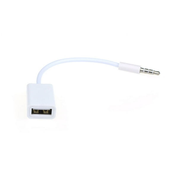 Immunity 3.5mm AUX Auxiliary Audio Jack Into The USB Converter Cable