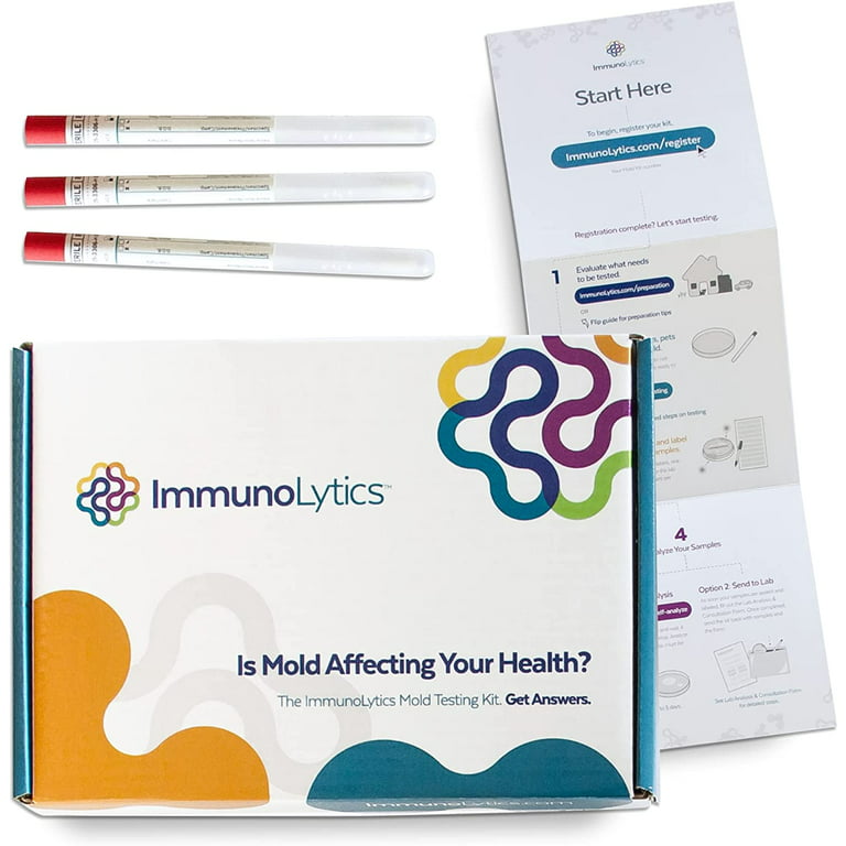 ImmunoLytics DIY Mold Test Kit - Easy to Use Precise 3 Swab Kit 