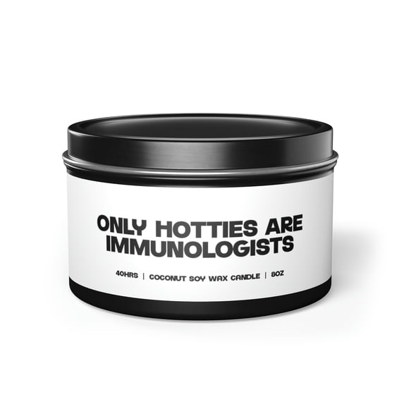 Immunology Immunologist Graduation Tin Candle Gift Decor Vanilla Coffee