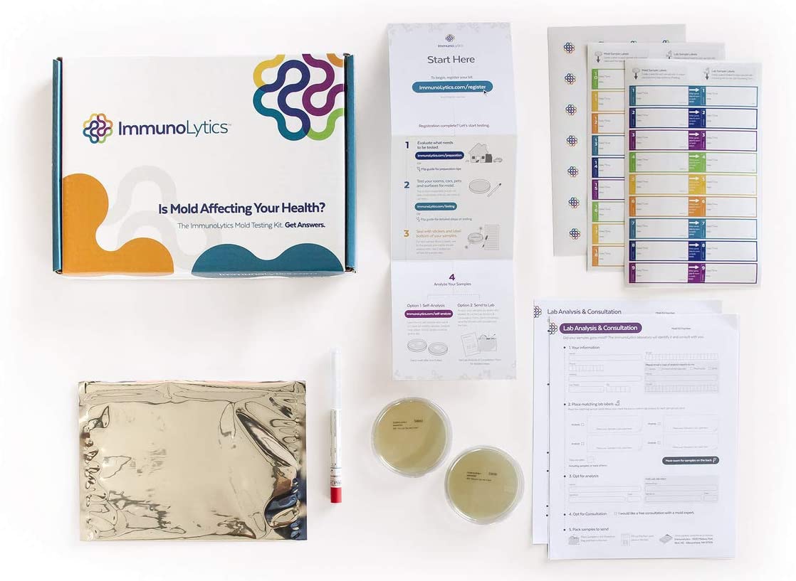 Immunolytics Easy to Use Professional DIY Mold Test Kit for Home -  Individual Room Screening Package 