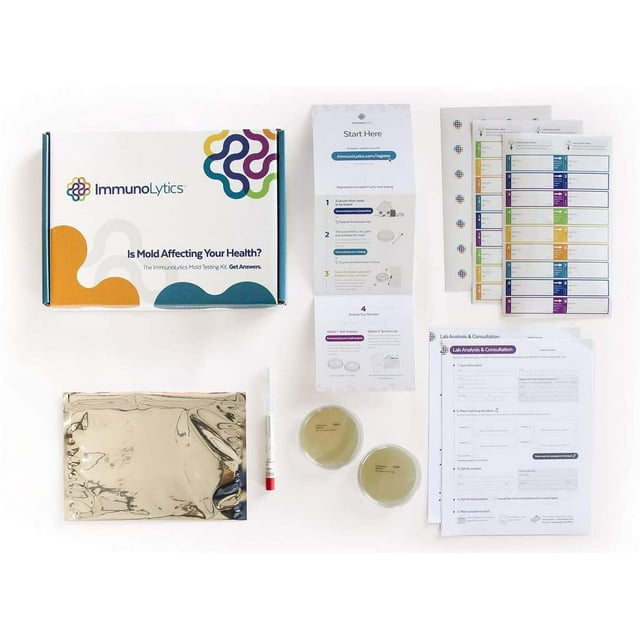 Immunolytics Easy to Use Professional DIY Mold Test Kit for Home Immunolytics Easy to Use Professional DIY Mold Test Kit for Home