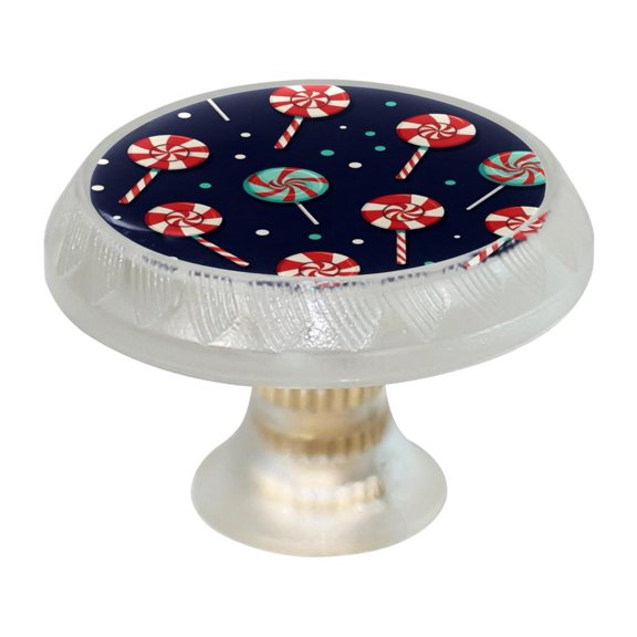 Imobaby 4 Pcs Plastic Round Cabinet Knob Home Decor - Late Night Lollipops