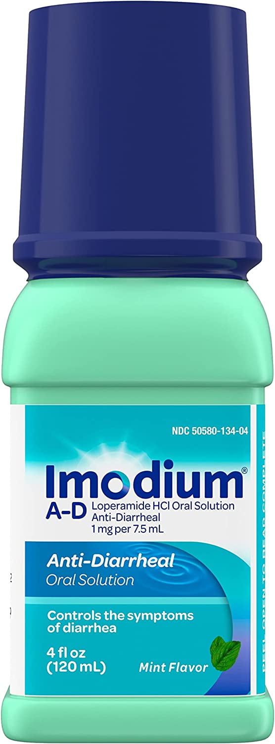 Imodium A-D Liquid Anti-Diarrheal Medicine with Loperamide ...